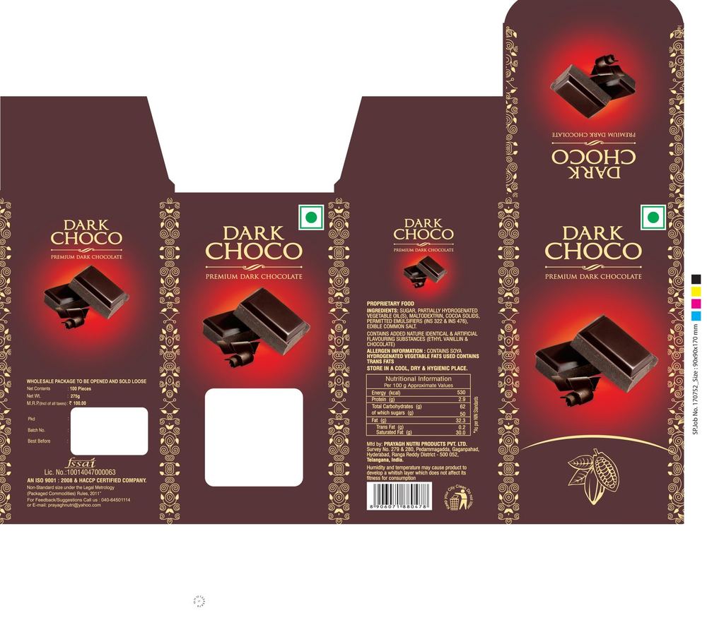 Dark Choco carton artwork