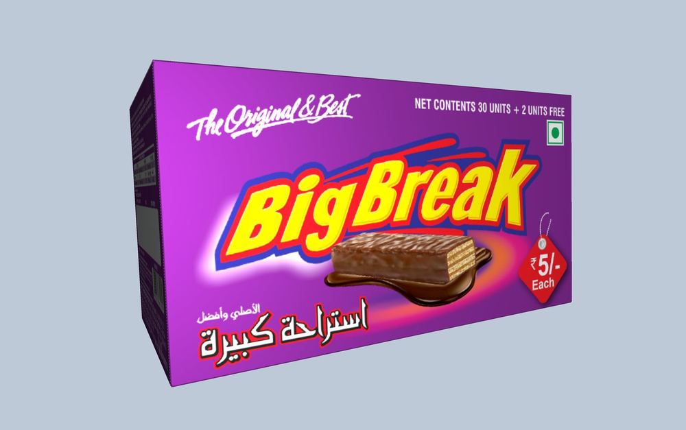Big Break wafer export carton