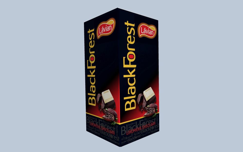 Lávian Black Forest confectionery carton