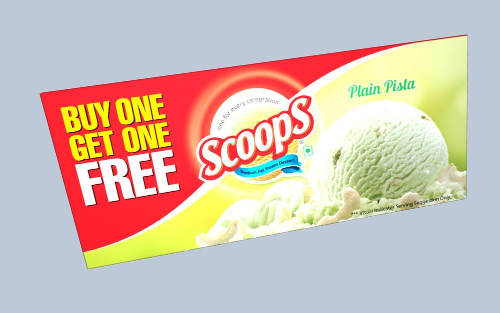 Scoops Party Pack ice-cream carton