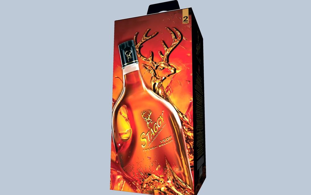 Staggy 2 litre carton with handle